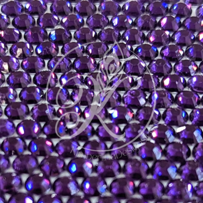 purple resin rhinestone