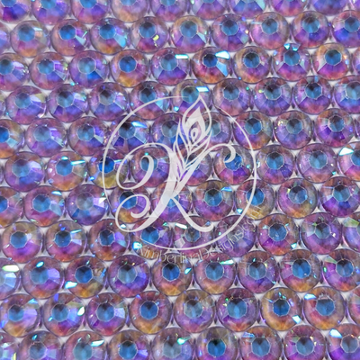 Light Amethyst AB Clear Resin Rhinestone