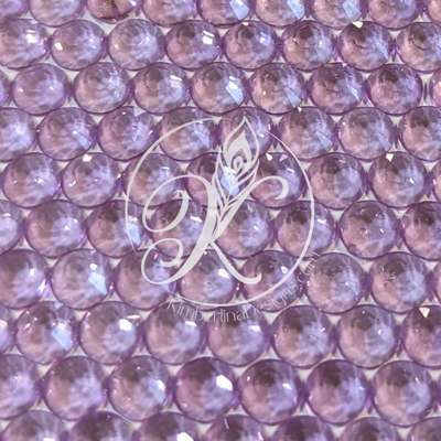 Light Amethyst Clear Resin Rhinestone