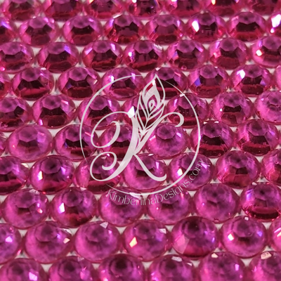 Rose Clear Resin Rhinestone