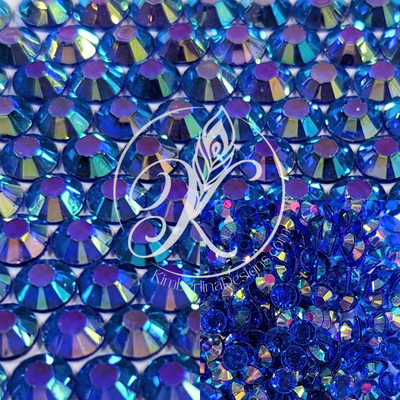 Sapphire AB Clear Resin Rhinestone