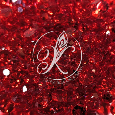 Siam Clear Resin Rhinestone